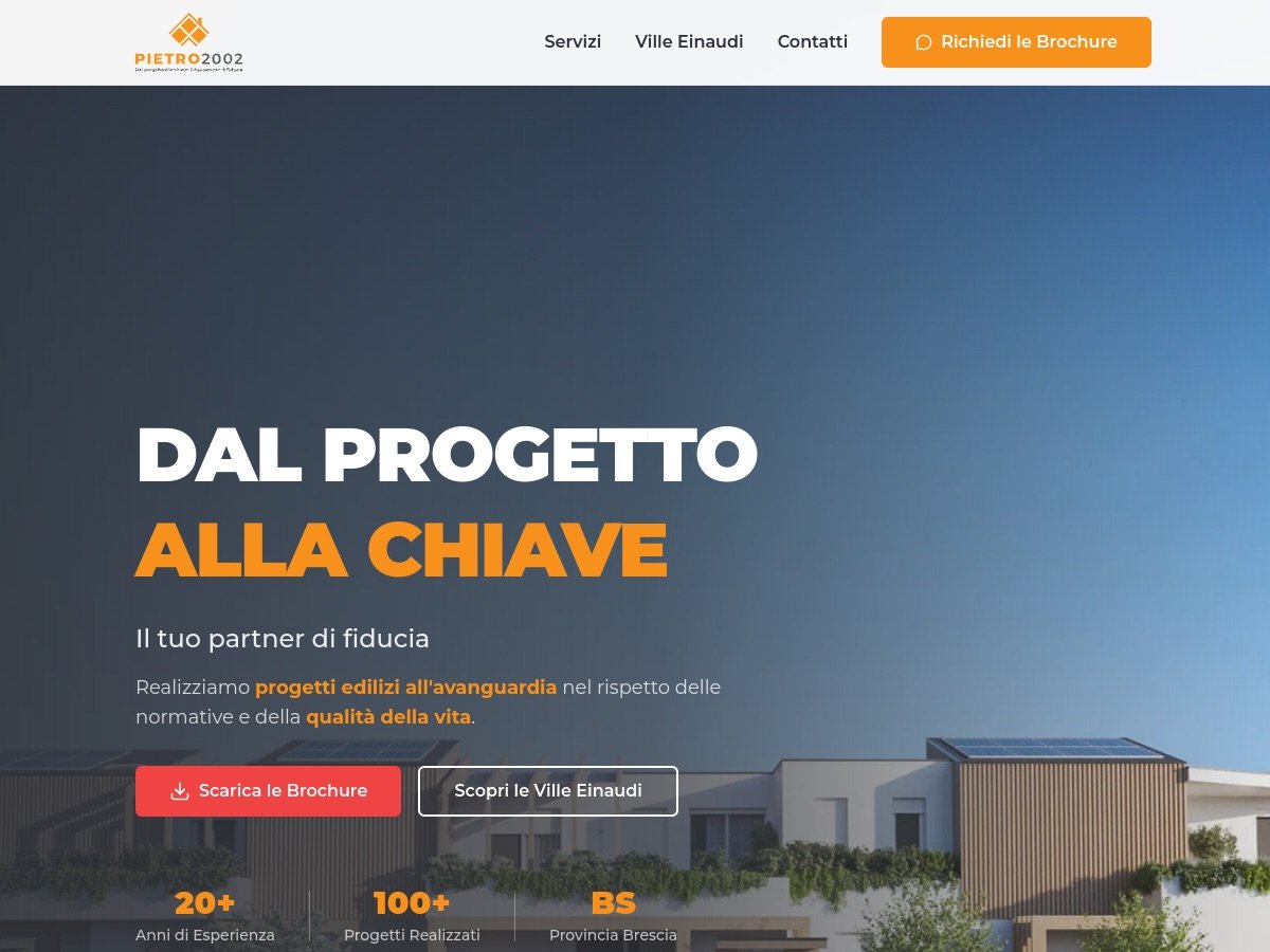 Anteprima del lavoro Pietro 2002 — Ville Einaudi